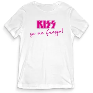 T-shirt Divertente – KISS SE NE FREGA – tee24-017 T-shirt Divertente – KISS SE NE FREGA – tee24-017