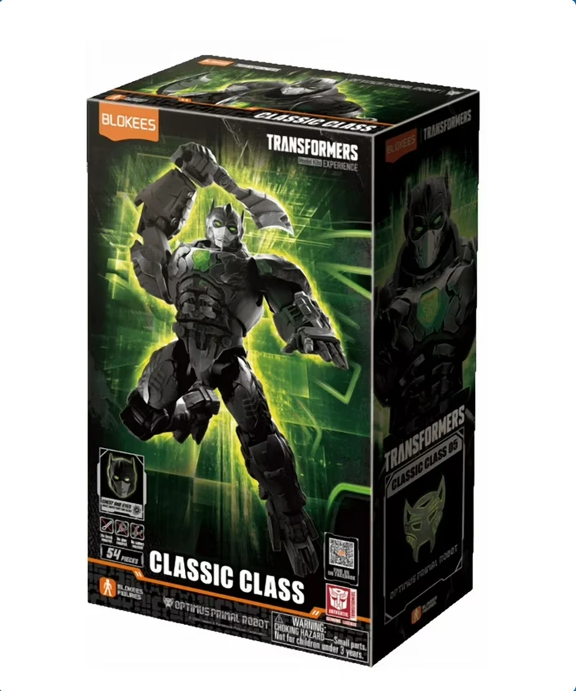 Transformers Blokees Plastic Model Kit Classic Class Optimus Primal Robot