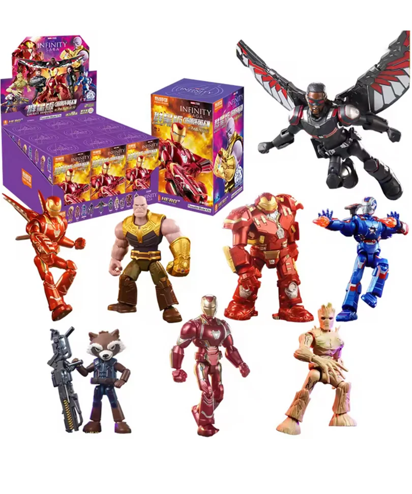 Marvel Blokees Plastic Model Kit The Infinity Saga Galaxy Version 03 - Blind Box - immagine 2