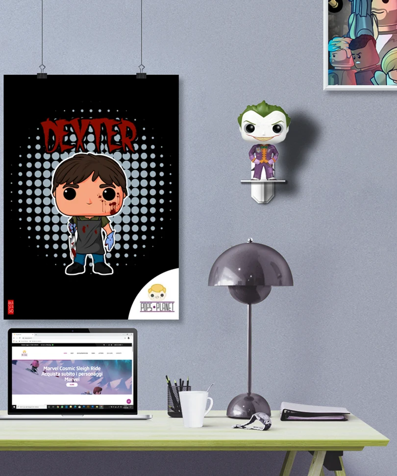 Funko Wall Display Stand (White) - immagine 2