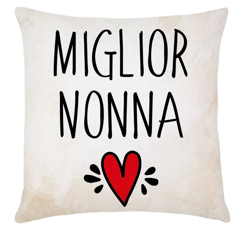 Cuscino 40×40 grafica MIGLIOR NONNA