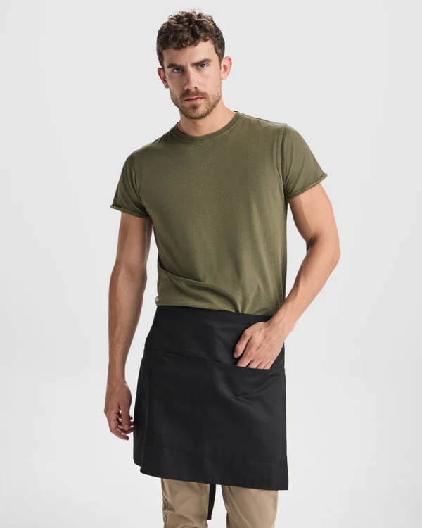 Grembiule Corto in Twill 71×43 cm – con Stampa | da 20 pz