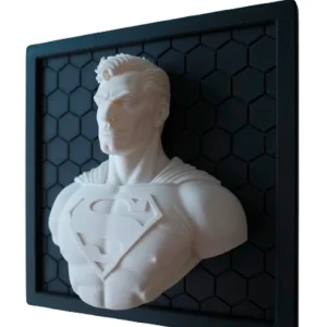 Quadretto Superman – Effetto “Breaking Out” – Stampa 3D Quadretto Superman – Effetto “Breaking Out” – Stampa 3D