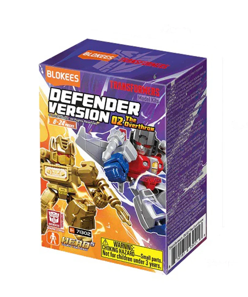 Transformers Blokees Plastic Model Kit Defender Version 02 - Blind Box