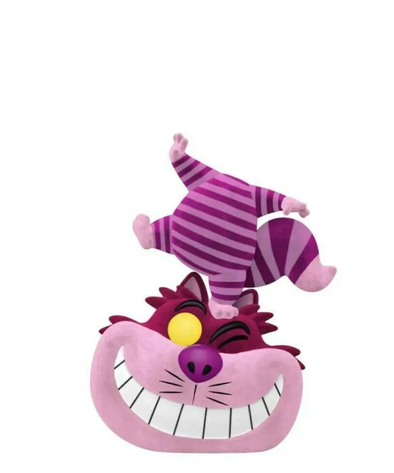 Cheshire Cat (Standing on Head) (Flocked) (Chase) Glow In The Dark