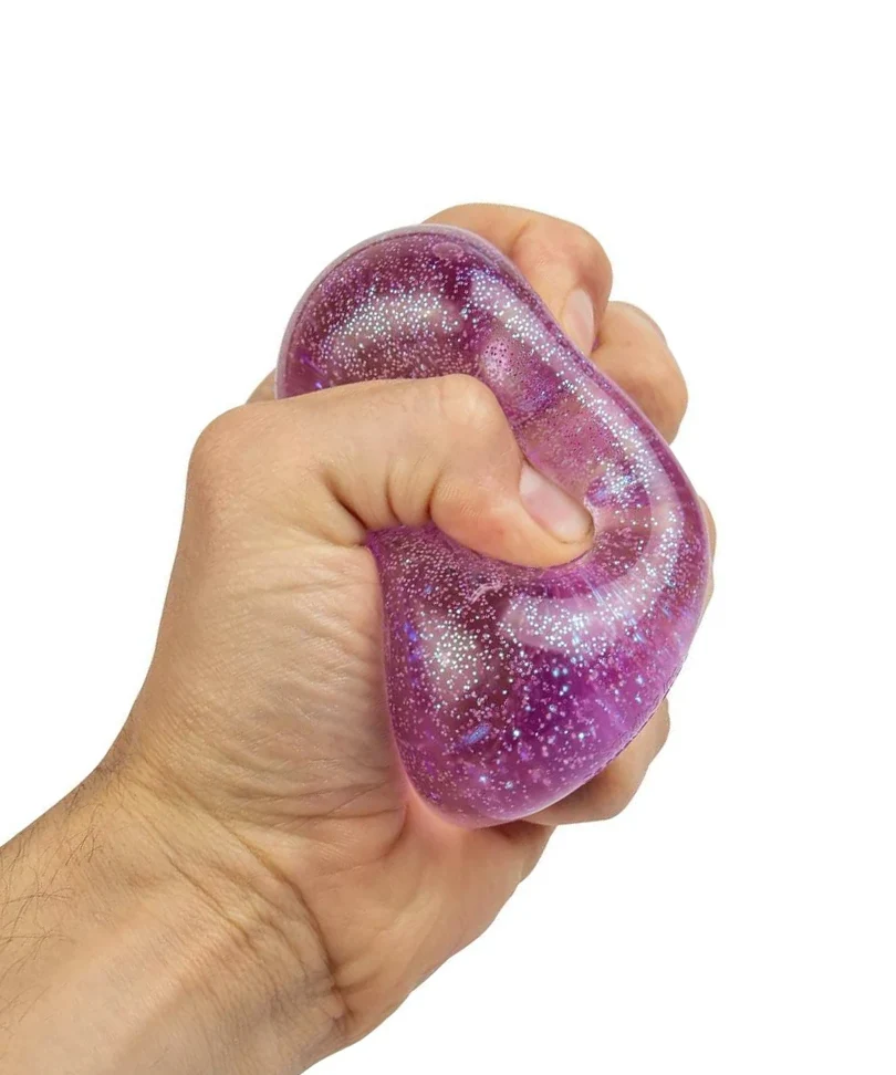 NeeDoh Squeeze Ball - Nice Cube (Glitter & Glow in the Dark) - immagine 3