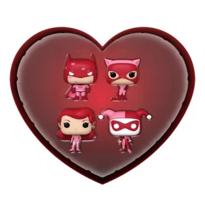 Batman / Catwoman / Poison Ivy / Harley Quinn 4-pack DC Valentine Mystery Minis Batman / Catwoman / Poison Ivy / Harley Quinn 4-pack DC Valentine Mystery Minis