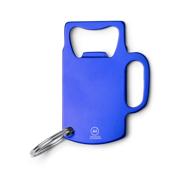Portachiavi in Alluminio Riciclato a Forma di Boccale di Birra | Gadget Sostenibile