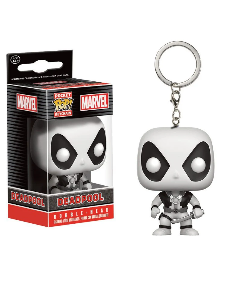 Deadpool (White) Keychain