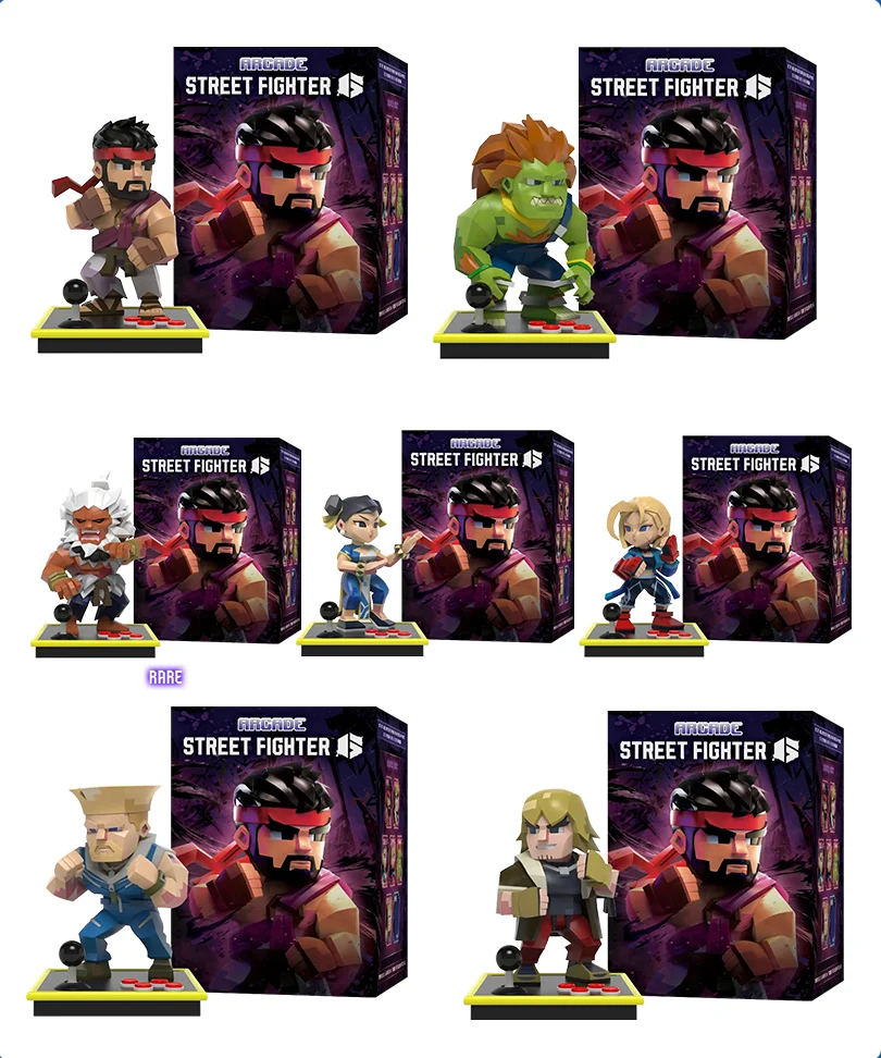 Arcade: Capcom Street Fighter Series 4-Inch Vinyl Figure Blind Box - immagine 2