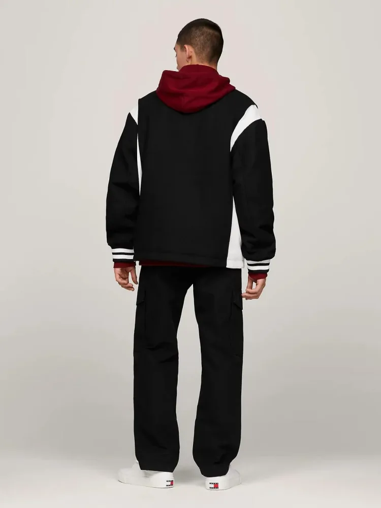 Tommy Hilfiger Giacca Uomo Tjm Cord Wool Mix Letterman - immagine 3
