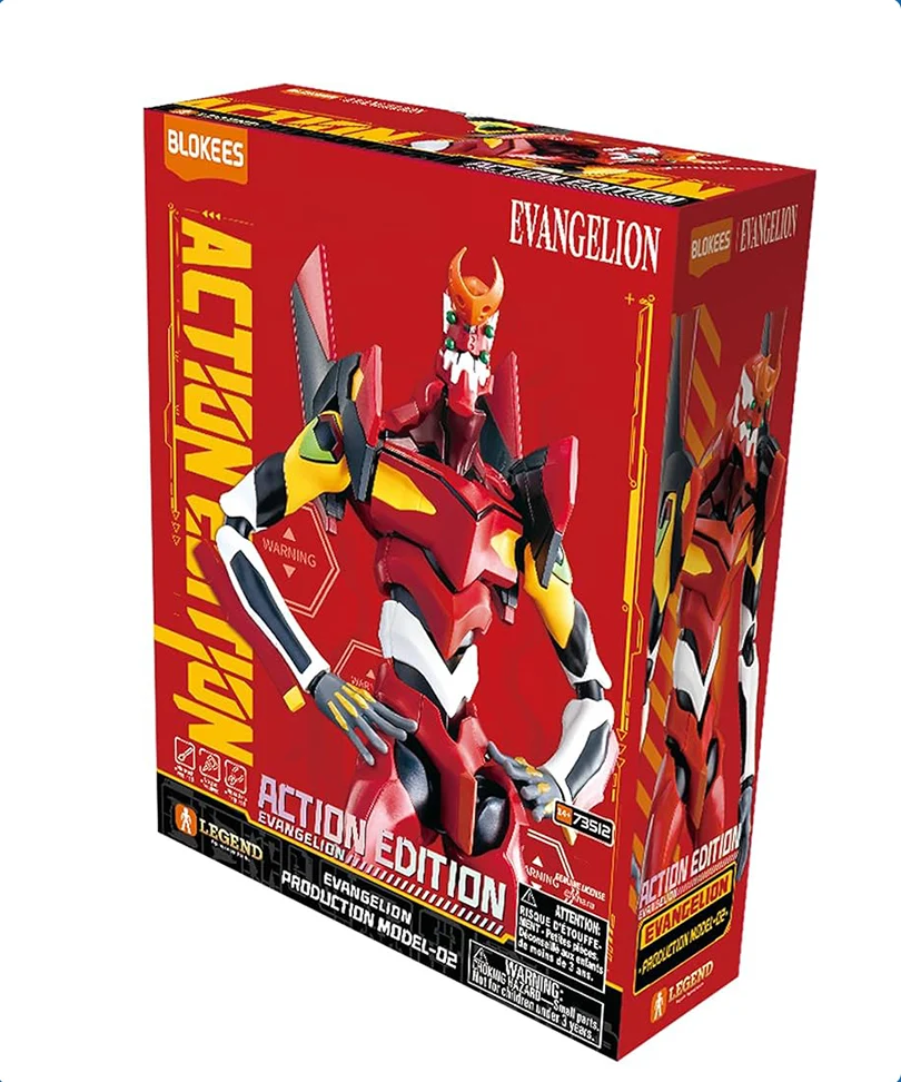 Evangelion Blokees Plastic Model Kit Ultra Action Unit 02