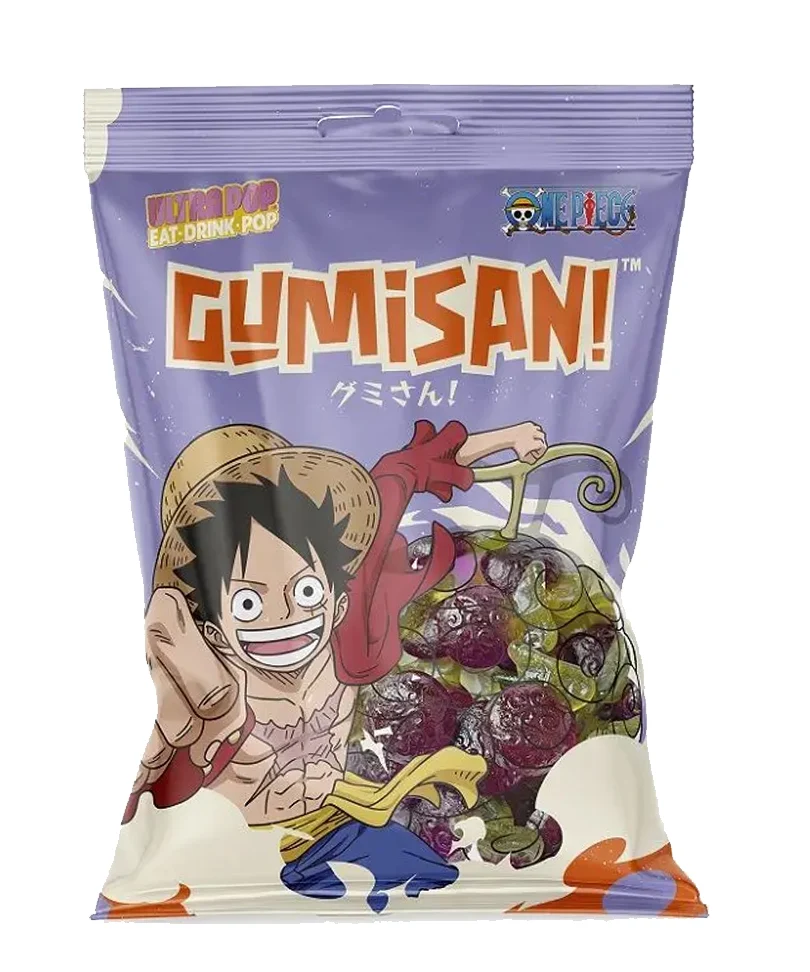 One Piece - Gumisan 'Jelly Sweets' - Gelatina d'uva 180g
