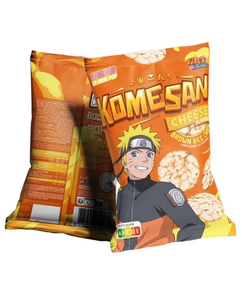 Naruto Shippuden - Komesan 'Rice Crips' - Naruto - 60g - Cheese