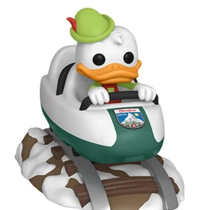 Matterhorn Bobsleds Attraction and Donald Duck