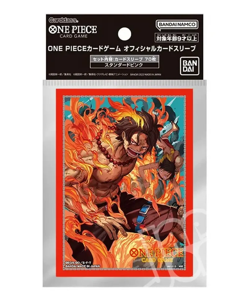 One Piece Card Game - Sleeves - Portgas D. Ace & Monkey D. Luffy 70 Pz.