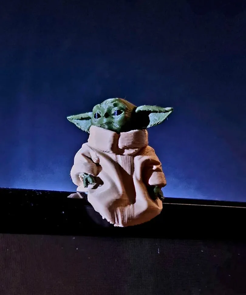 Yoda Decorazione Monitor 3D