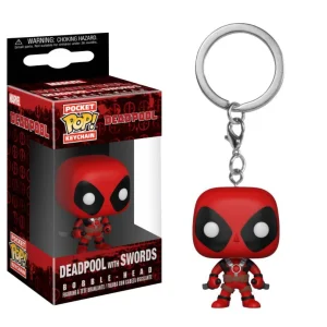 Deadpool with Swords Keychain Deadpool with Swords Keychain