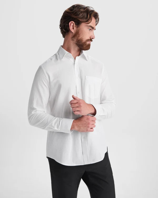 Camicia da Lavoro Maniche Lunghe OXFORD – Tessuto Oxford e Polsini a Doppio Bottone Camicia da Lavoro Maniche Lunghe OXFORD – Tessuto Oxford e Polsini a Doppio Bottone