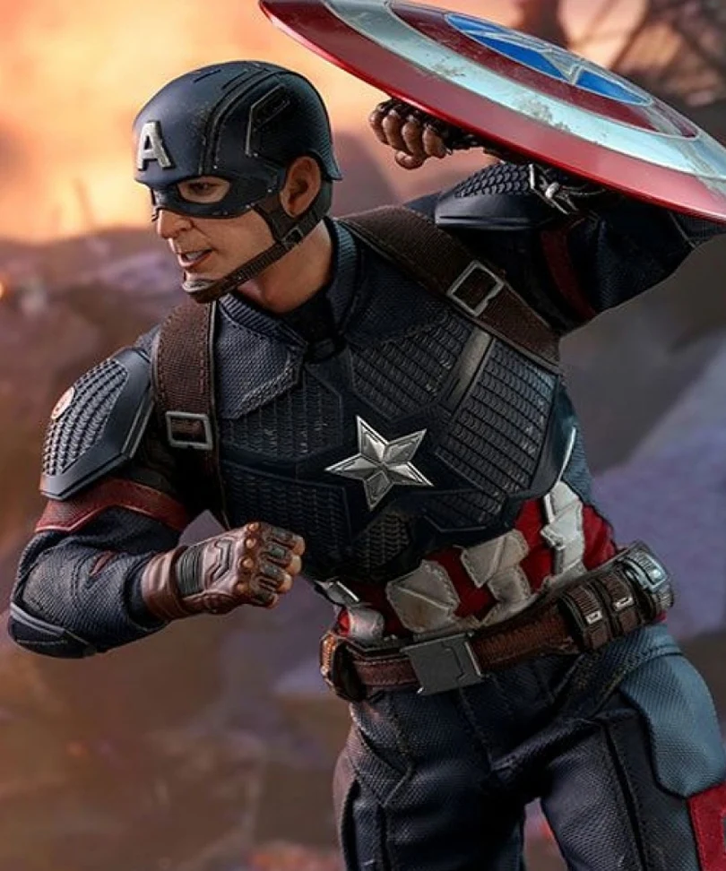 Hot Toys – Avengers: Endgame Movie Masterpiece – Captain America 1/6 Scale Figure 31 cm - immagine 3