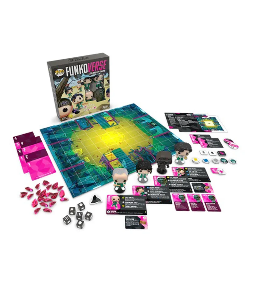 Squid Game Funkoverse Board Game 4 Character Base Set English Version - immagine 2