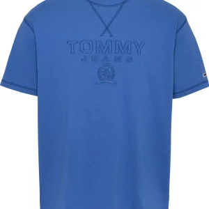 Tommy Hilfiger T Shirt Uomo Relax Tonal Crest Tommy Hilfiger T Shirt Uomo Relax Tonal Crest