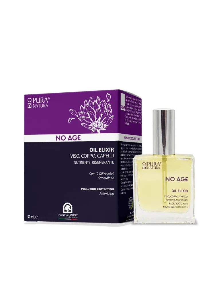 NO AGE BIO OIL ELIXIR VISO, CORPO, CAPELLI, Nutriente Rigenerante – Protezione dall Inquinamento