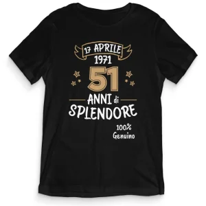 TeesBlitz tee23-022 – T-Shirt divertente – Anni di Splendore