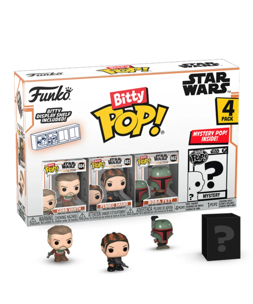 Cobb Vanth / Fennec Shand / Boba Fett / Mystery Bitty (4-Pack)