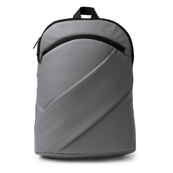Zaino in Pelle PU – Tasca Laptop 15", Due Tasche Zip, Manici e Schienale Imbottiti, Cinghia Trolley - immagine 3
