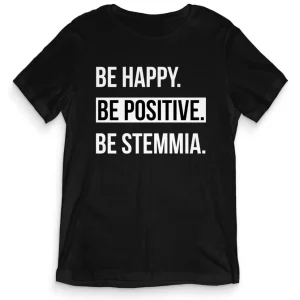 TeesBlitz T-Shirt divertente – BE Positive tee20-012