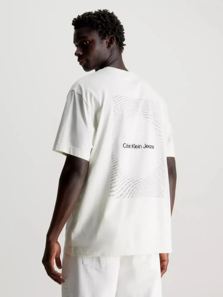 Calvin Klein T Shirt Uomo Square Frequency Logo - immagine 3