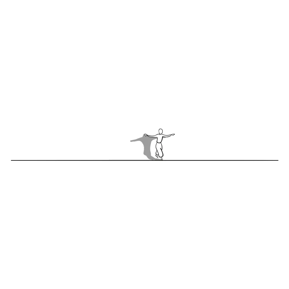 TeesBlitz ho-405 - Felpa con cappuccio States of Mind - Keep your Balance - immagine 2