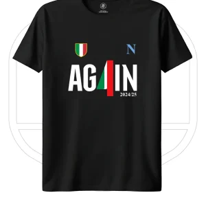 Maglia Napoli Again Squadra 4° Scudetto 2025 – T-Shirt Celebrativa Campioni d’Italia Maglia Napoli Again Squadra 4° Scudetto 2025 – T-Shirt Celebrativa Campioni d’Italia