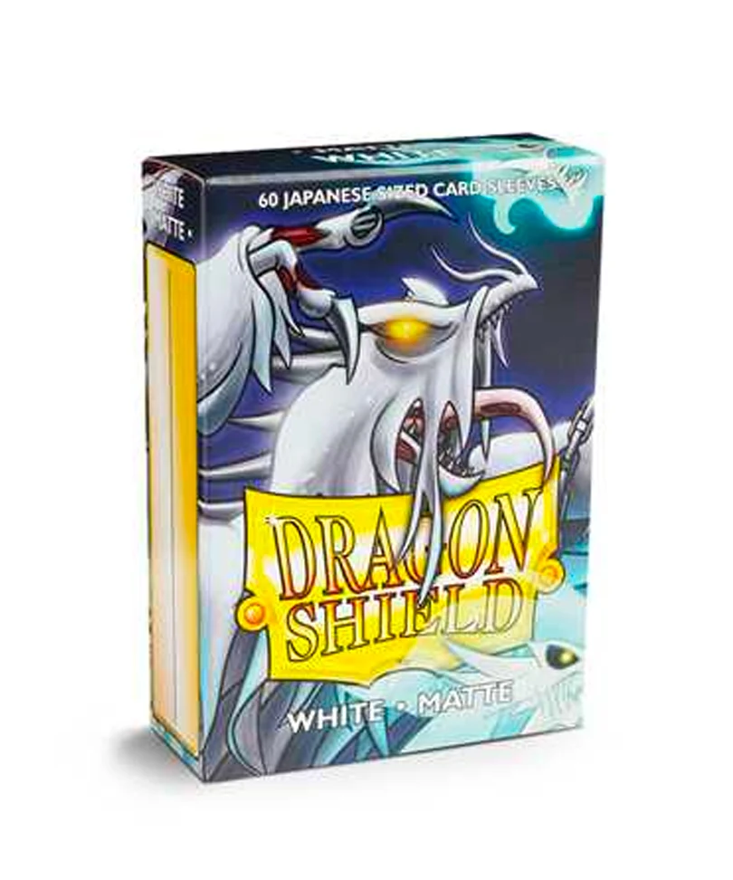Dragon Shield Small Sleeves - Japanese Matte White (60 Sleeves)
