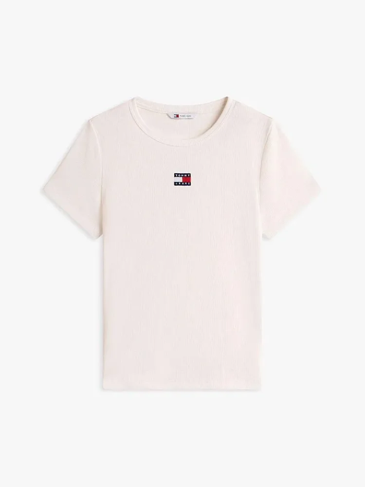 Tommy Hilfiger T Shirt Donna Slim Badge