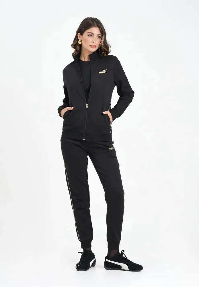 Puma Tuta Donna Ess+ Texured Foil Logo Fz - immagine 2