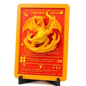 Charizard 3D Collectible Card – Decorazione da Esposizione Pokémon Charizard 3D Collectible Card – Decorazione da Esposizione Pokémon