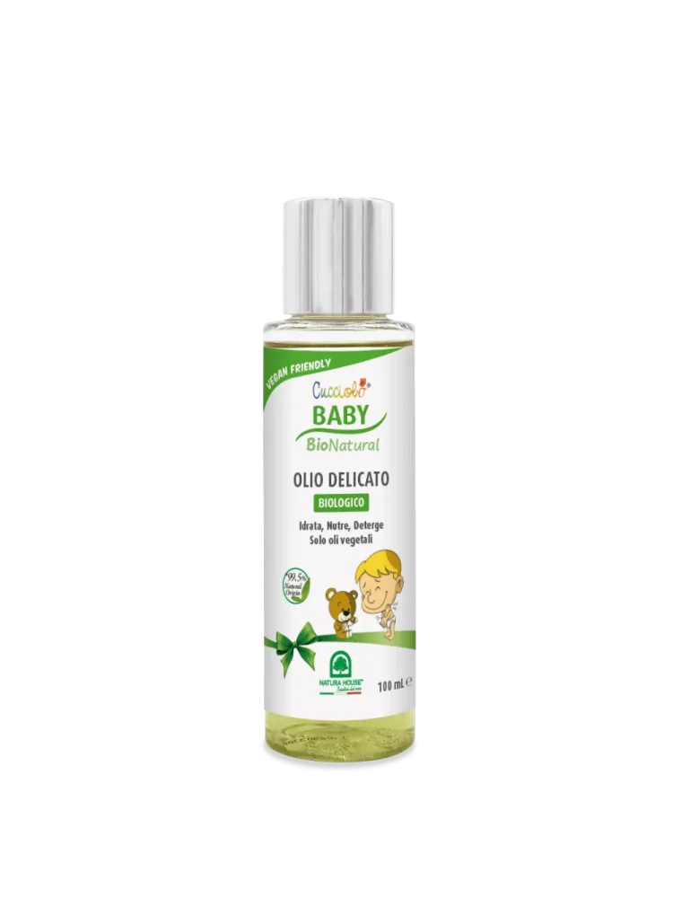 CUCCIOLO Baby BIO Natural OLIO DELICATO Biologico - Idrata, Nutre, Deterge