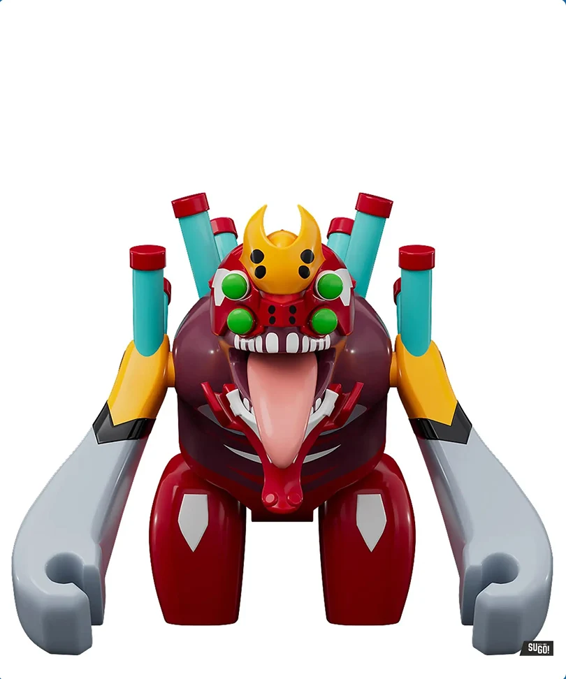 Rebuild Of Evangelion Unit 02 Beast Form 2nd Phase Type 1 Brickroid Rebuild Of Evangelion Unit 02 Beast Form 2nd Phase Type 1 Brickroid