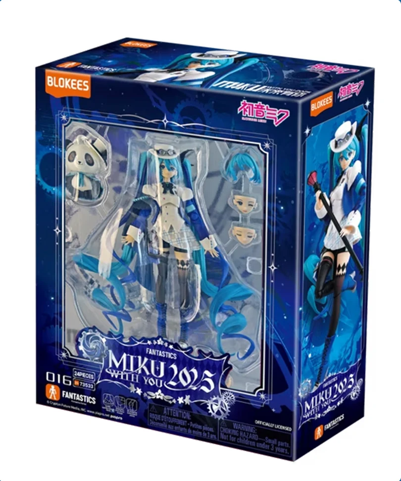 Hatsune Miku Blokees Plastic Model Kit Fantastics Series Miku Miku With You 2025