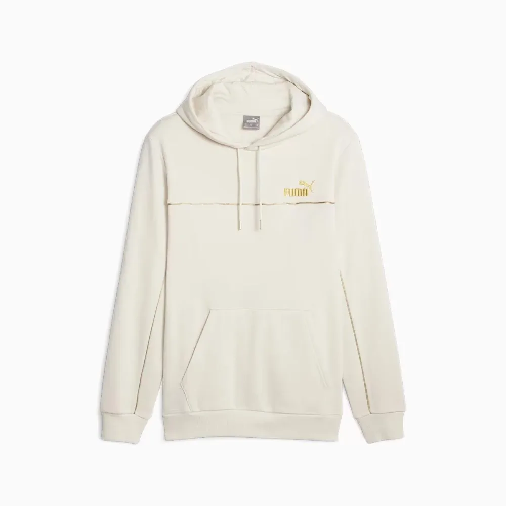 Puma Felpa Uomo Ess + Minimal Gold Hoodie
