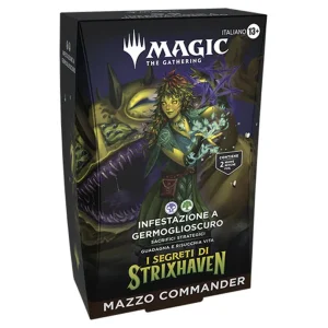 Magic: The Gathering – I Segreti di Strixhaven (Infestazione a Germoglioscuro) Mazzo Commander ITA Magic: The Gathering – I Segreti di Strixhaven (Infestazione a Germoglioscuro) Mazzo Commander ITA