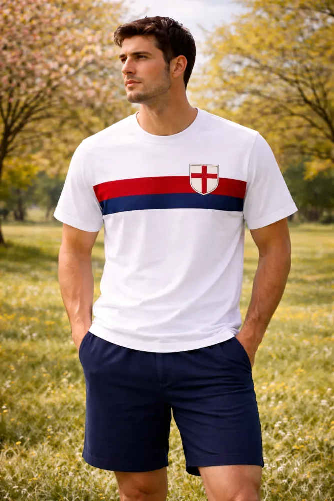 T-shirt Genoa Calcio “Da Sempre Per Sempre” | Rossoblù Cotone