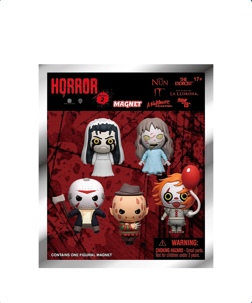 WB Horrors - Series 2 - 3D Foam Bag Magnets