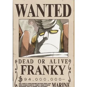 One Piece – Poster: “WANTED FRANKY” (52X38) One Piece – Poster: “WANTED FRANKY” (52X38)