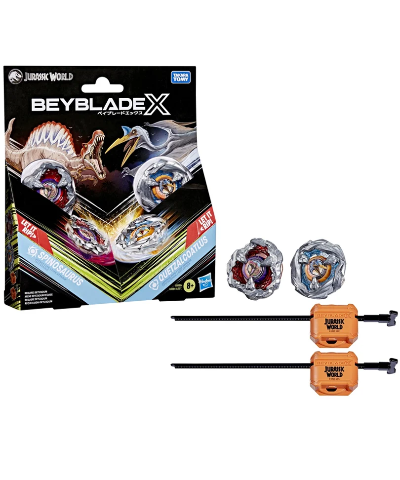 Beyblade X - Jurassic World Dual Pack: Spinosaurus & Quetzalcoatlus