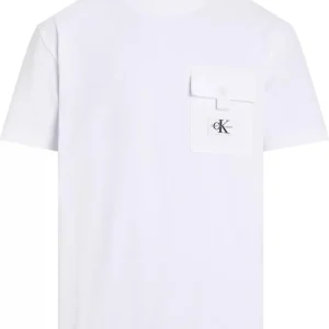 Calvin Klein T Shirt Uomo Texure Pocket