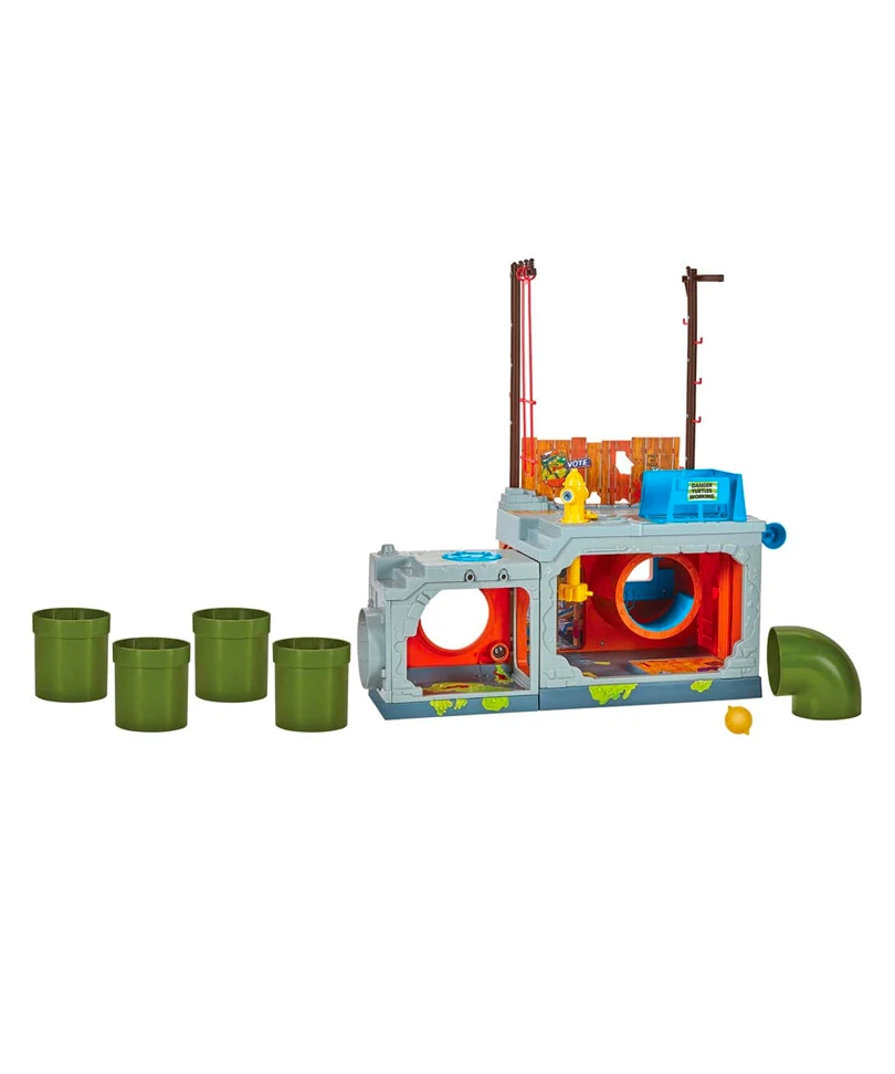 Teenage Mutant Ninja Turtles Building Secret Sewer Lid Playset Mutant Module 30 cm - immagine 2