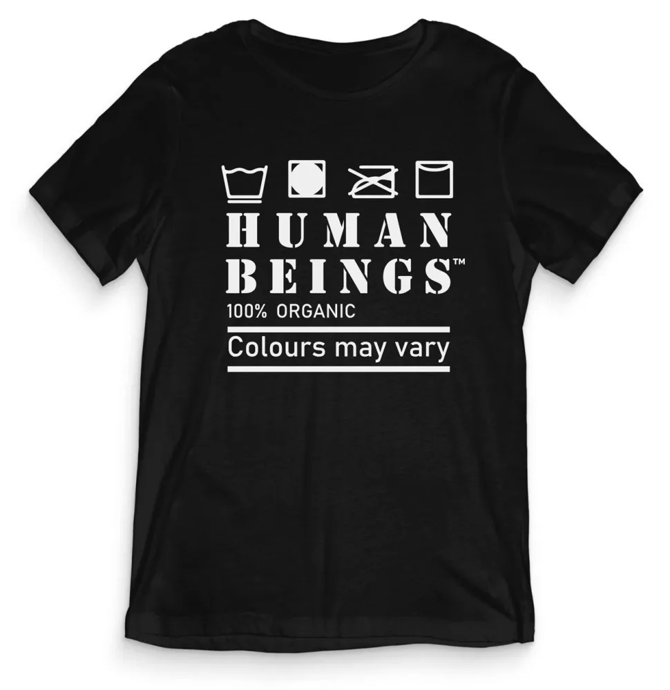 TeesBlitz tee178 –  T-Shirt Divertente – Human Beings